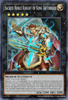 Sacred Noble Knight of King Artorigus