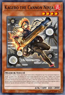 Kagero the Cannon Ninja