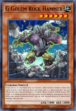 G Golem Rock Hammer